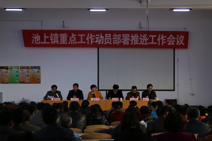 池上镇召开重点工作动员部署推进会安排部署政