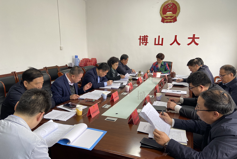 博山区人民政府 政务要闻 博山区人大常委会召开专题