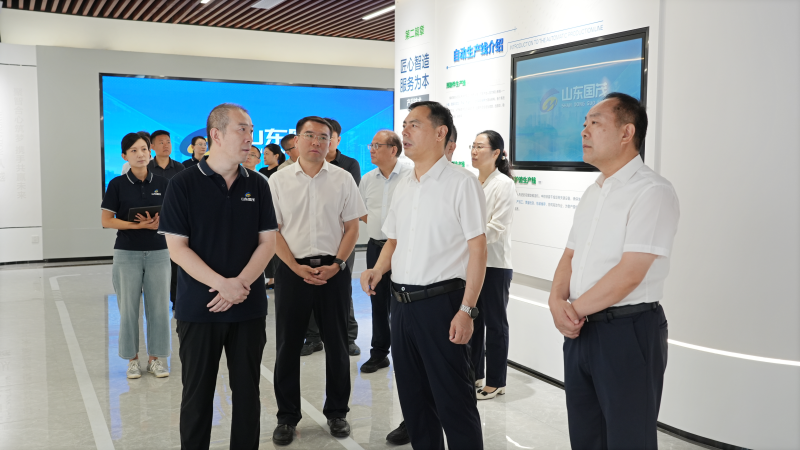市领导带队来博督导经济运行工作