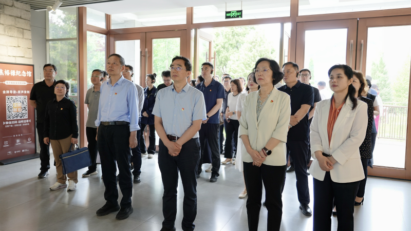 省、市红十字会来博开展树立和践行正确政绩观学习教育参观见学活动